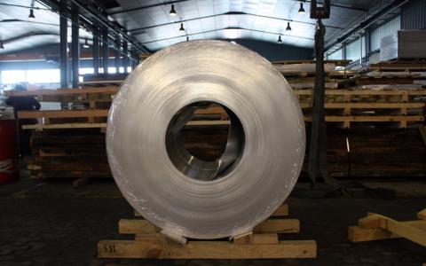 Bobina de cinta de aluminio en Alsimet