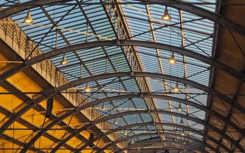 Estructura de acero para construcción