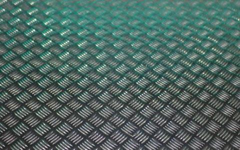 Imagen de chapa de aluminio en damero
